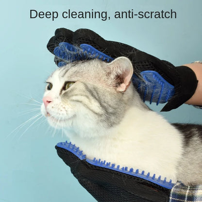 Pet Grooming Hair Removal Gloves